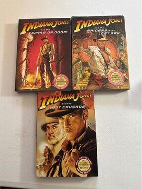Indiana Jones DVD Lot Raiders Temple of Doom Last Crusade Special Edition Set